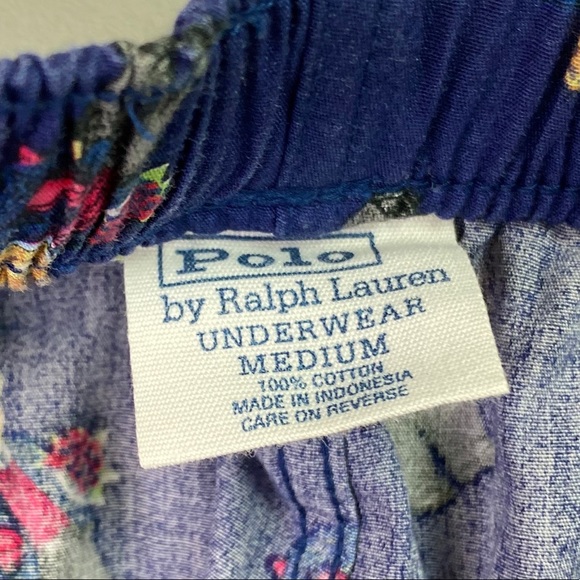 Vintage Polo Ralph Lauren Bear Blue Pants Pajamas - Picture 3 of 8